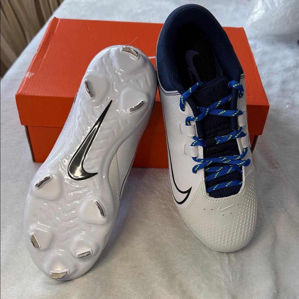 NIB Nike Hyperdiamond 4 Elite Blue Softball Cleats - CZ5917-400- Women Sz 7 1/2